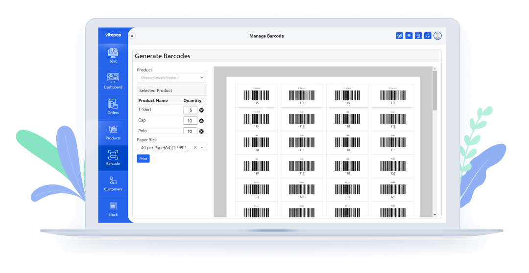 Barcode Generator (Unique feature)