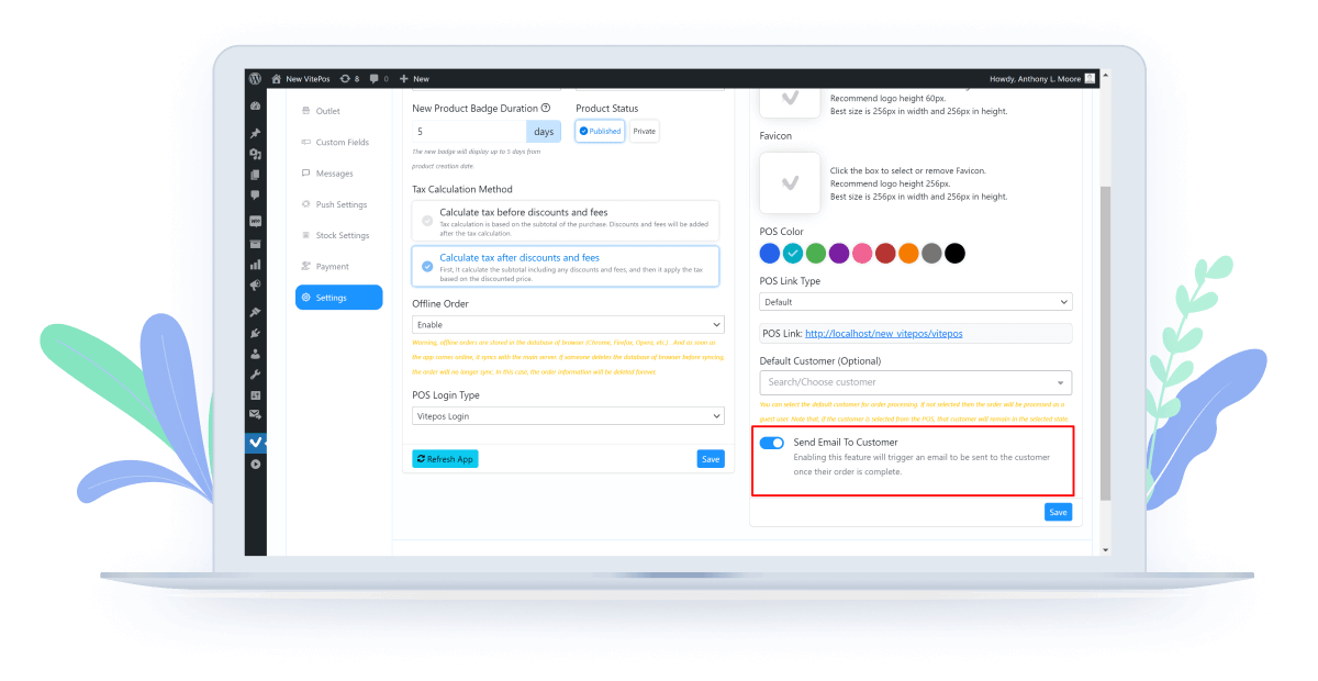 Send Email To Customer