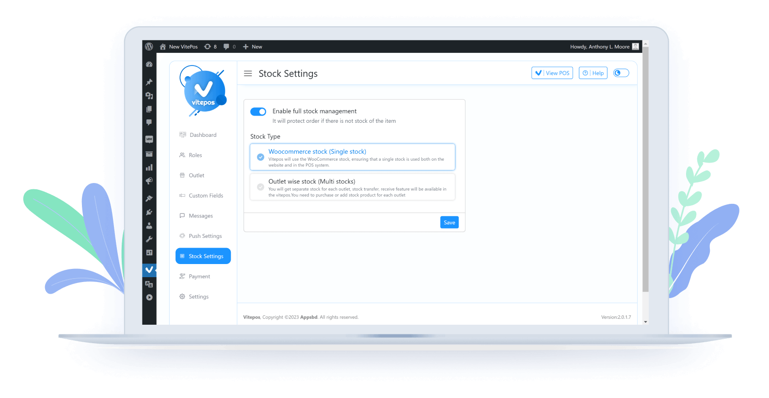WooCommerce Stock (Single Stock)
