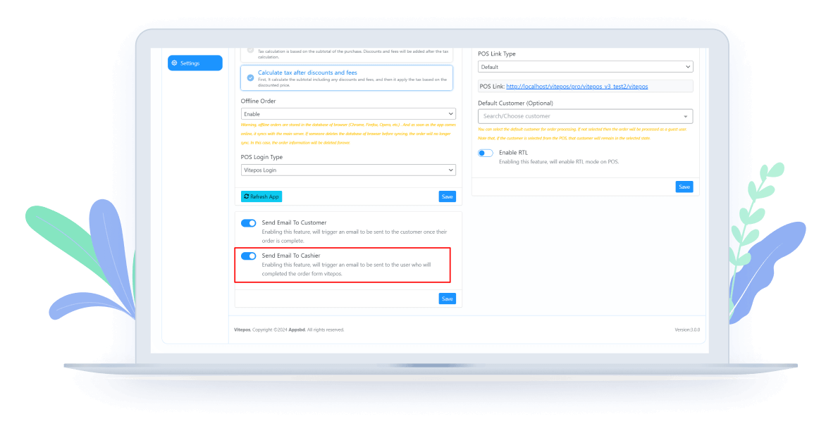 Send Email To Cahier/Process by